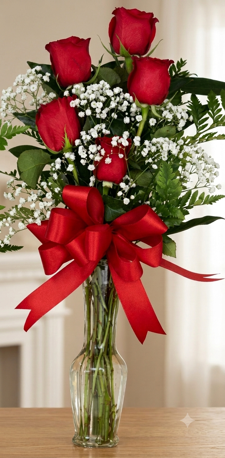 Sweetheart Red Rose Arrangement