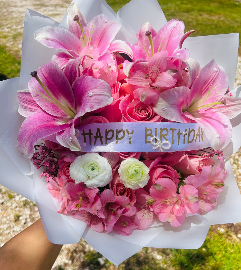 15- pink /lili bouquet