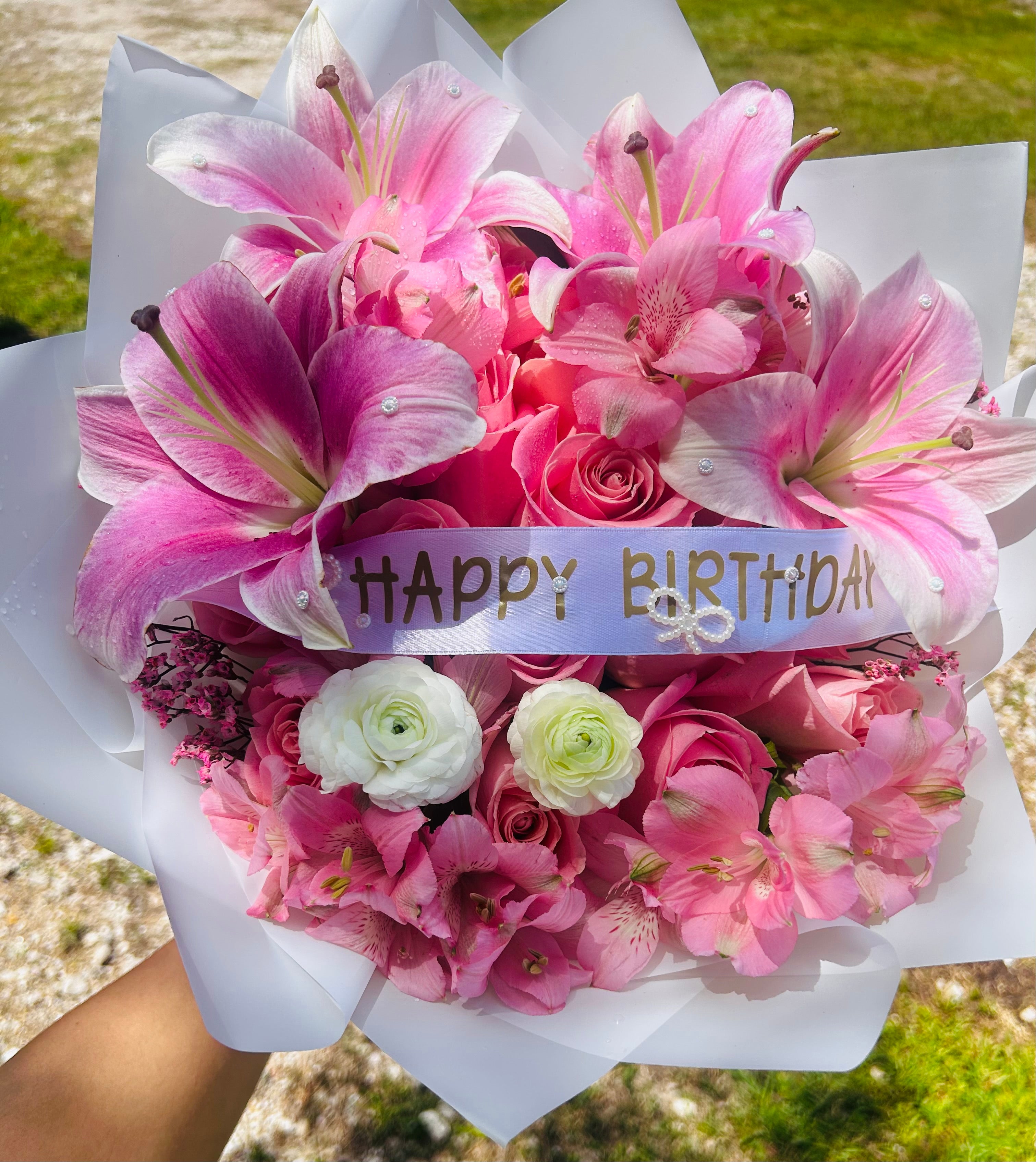 15- pink /lili bouquet