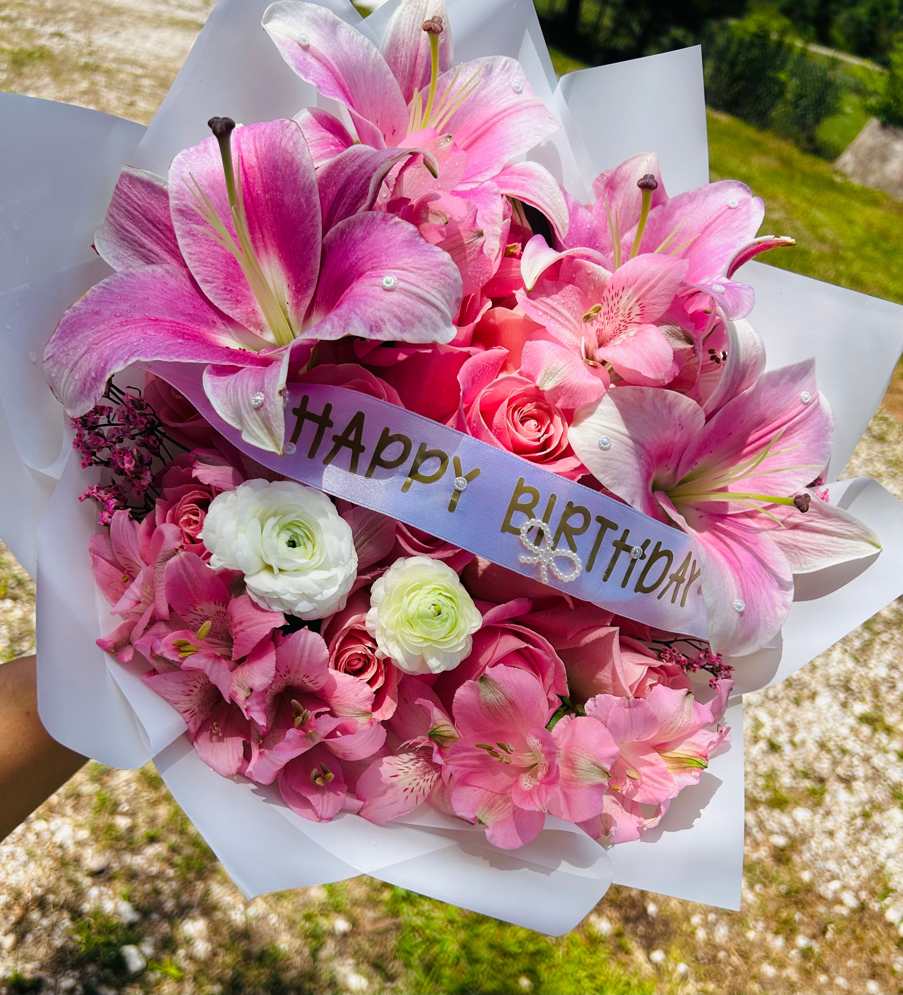 15- pink /lili bouquet