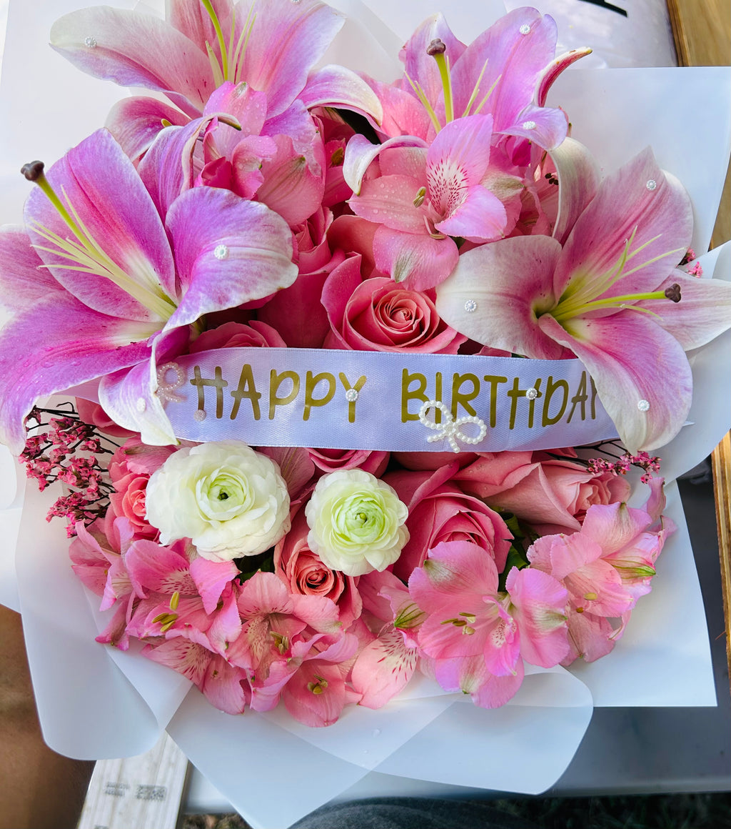 15- pink /lili bouquet