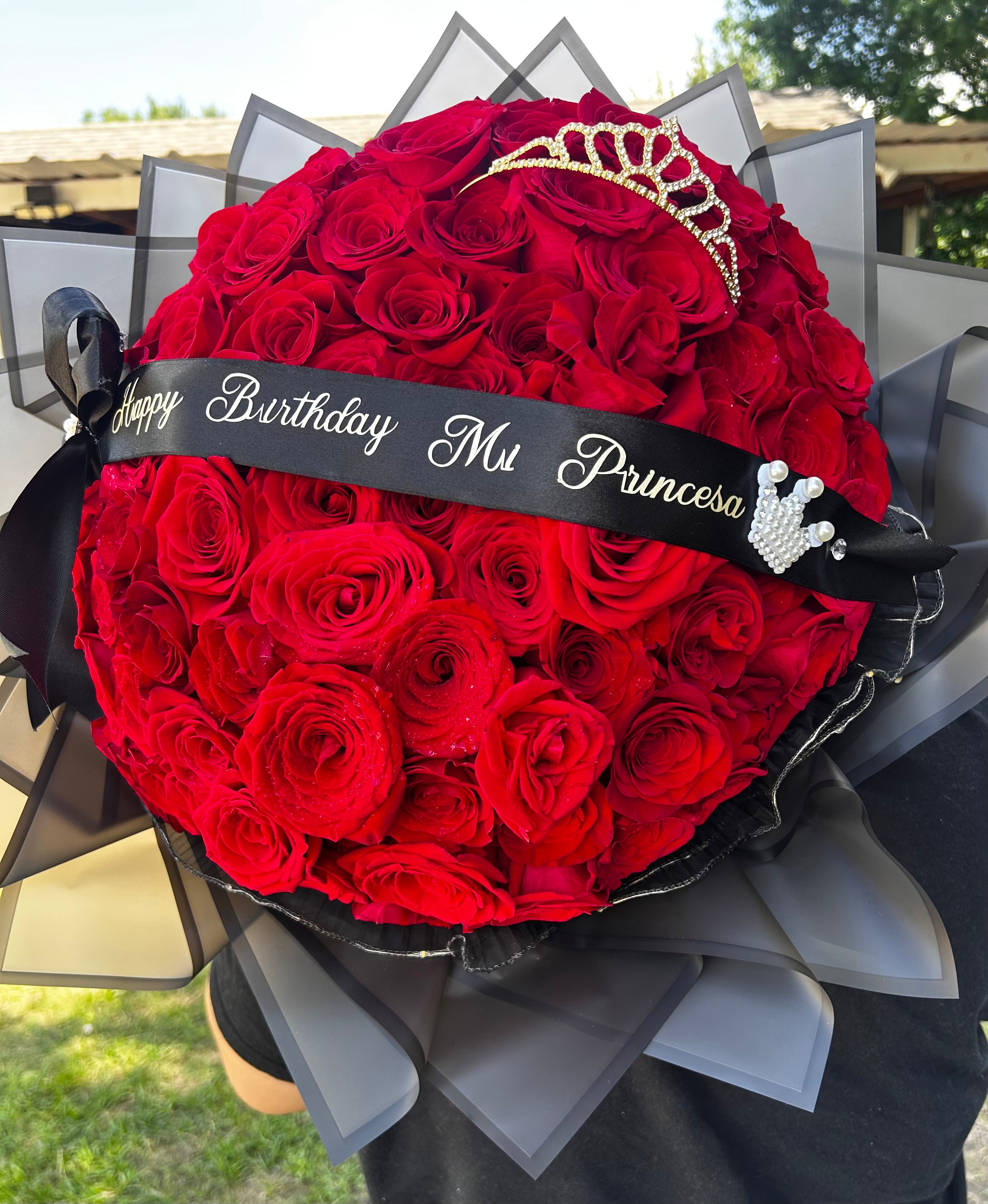 100 Red Rose