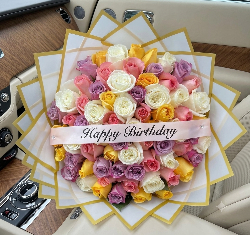 50ct Mix Rose Bouquet